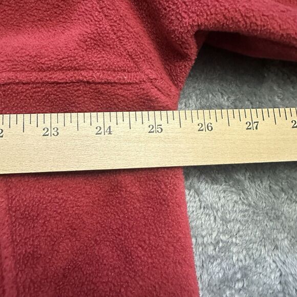 Columbia Sweatshirt Mens XL Red Zip Up Schacket Fleece Outdoors - Picture 5 of 10